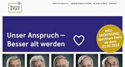 Desktop Screenshot of bayernstift.de